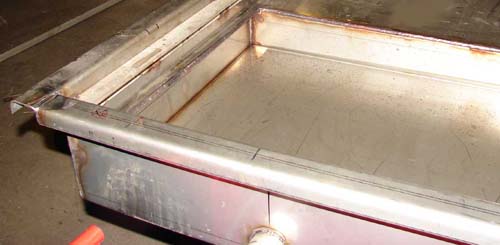 Fabrication And Welded Stainless Steel Catch Pan